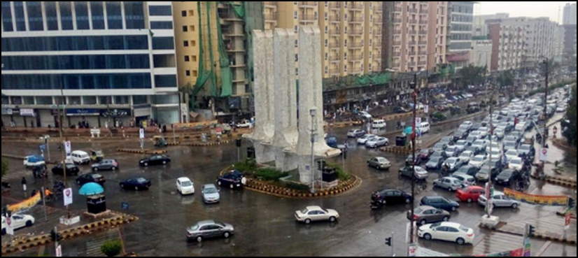 کراچی کےمختلف علاقوں میں بوندا باندی‘ موسم خوشگوار