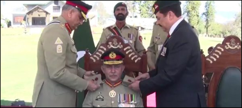 آرمی چیف نے فرنٹیئرفورس رجمنٹل سینٹر ایبٹ آباد کا دورہ کیا