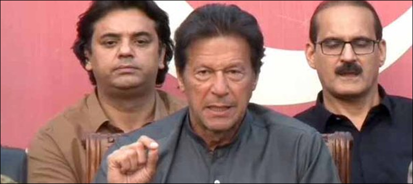 پی ٹی آئی کے سینیٹرز پیپلز پارٹی کو ووٹ دینے کے لیے تیار نہیں: عمران خان