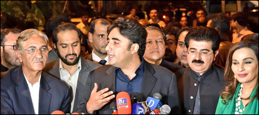 پیپلزپارٹی نے چیئرمین سینیٹ کیلئے صادق سنجرانی کی حمایت کردی