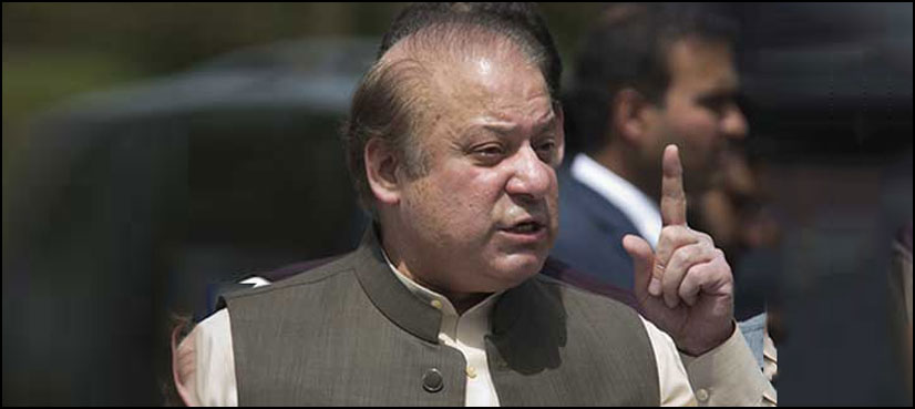 نواز شریف کے بیانات کی میڈیا پرنشریات پر پابندی کے لیے درخواست دائر