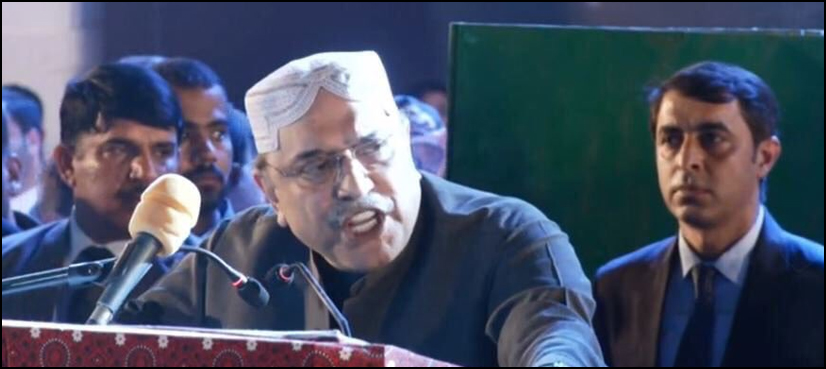 میاں‌ صاحب،اب آپ سے جنگ ہوگی، پنجاب کی وزارت اعلیٰ بھی نہیں‌ لینے دیں‌ گے: آصف زرداری