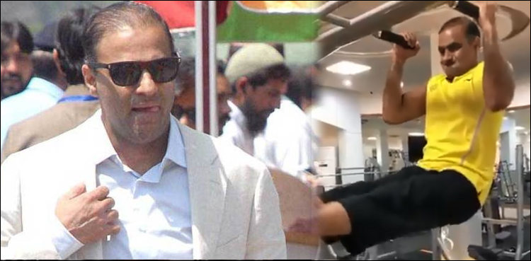 عابد شیر علی سیاست کے ساتھ فٹنس پر بھی توجہ دینے لگے، ویڈیو وائرل
