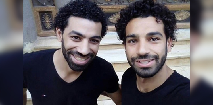 ممتاز فٹ بالر محمد صلاح‌ کا ہم شکل سامنے آگیا، تصاویر وائرل