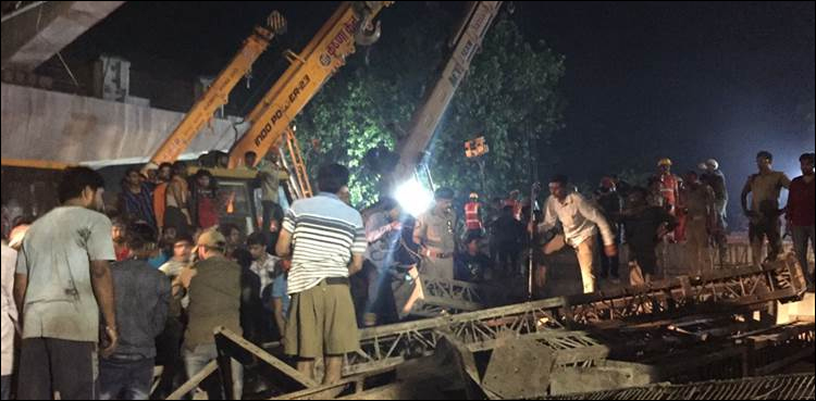 بھارتی ریاست اترپردیش میں فلائی اوورگرنےسے18 افراد ہلاک