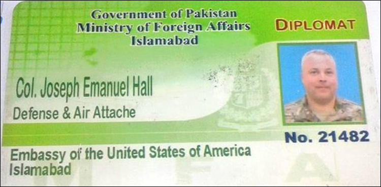 امریکی ملٹری اتاشی کو پاکستان سے جانے سے روک دیا گیا
