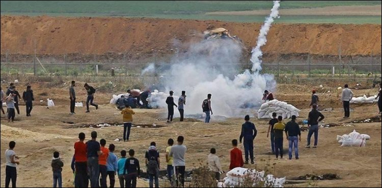 اسرائیلی فوج کی فائرنگ، 30 سے زائد فلسطینی شدید زخمی