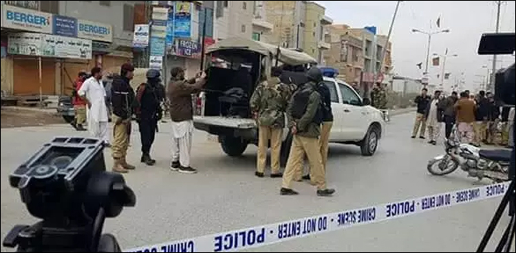 کوئٹہ میں مسلح افراد کی فائرنگ، 2 ٹریفک پولیس اہلکار شہید، 2 حملہ آور مارے گئے
