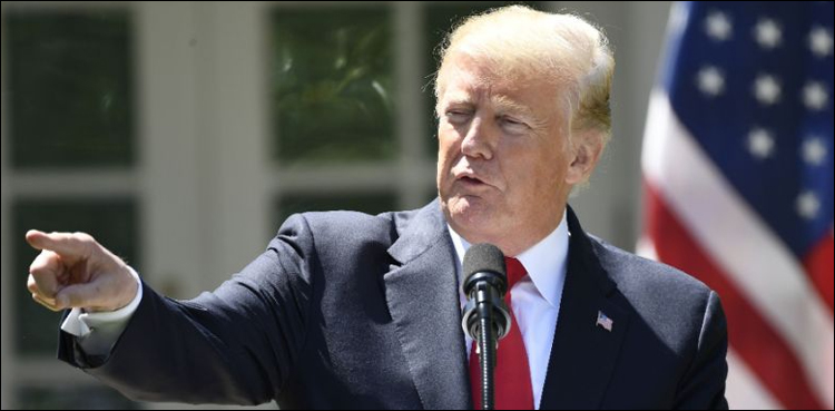 12 مئی کوایران نیوکلیئرڈیل سےمتعلق اہم اعلان کروں گا‘ ڈونلڈ ٹرمپ