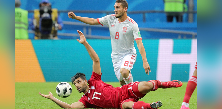 فیفا ورلڈ کپ 2018: اسپین نے ایران کو 0-1 سے شکست دے دی