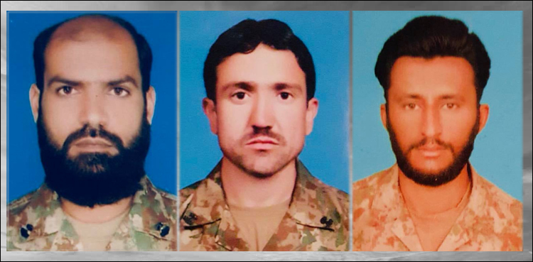 شوال: سرحد پار سے پاکستانی چوکیوں پر حملہ، پانچ دہشت گرد ہلاک، تین جوان شہید