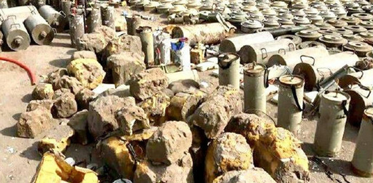 یمنی افواج نے الحدیدہ کا کنٹرول سنبھال کر حوثیوں کے زیر استعمال ہتھیاروں کی تصاویر شائع