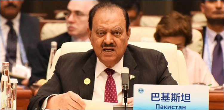 پاکستان امن و استحکام کے لیے افغانستان کے ساتھ تعاون جاری رکھے گا، ممنون حسین