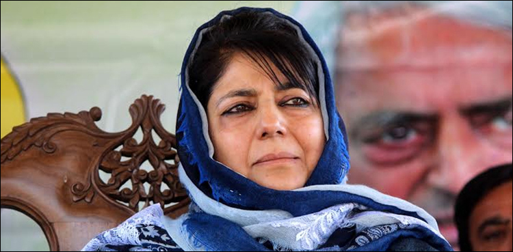 بی جے پی سے اختلافات : مقبوضہ کشمیر کی کٹھ پتلی وزیراعلیٰ محبوبہ مفتی مستعفی