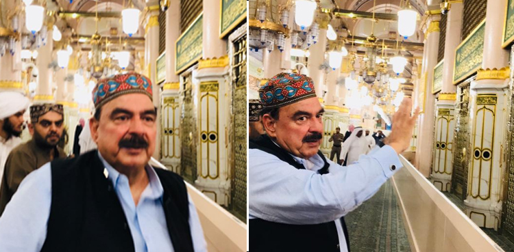 شیخ رشید نے عمرہ ادا کرلیا، تصویر وائرل