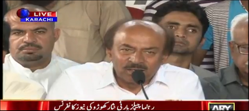 نئے صوبے کا مطالبہ کرنے والوں کا ڈٹ کر مقابلہ کریں گے، نثارکھوڑو