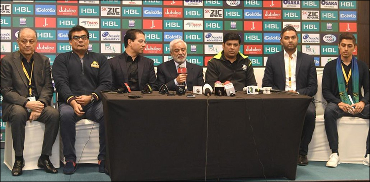 پاکستان میں پی ایس ایل کے میچز شیڈول کے مطابق ہوں گے، چیئرمین پی سی بی