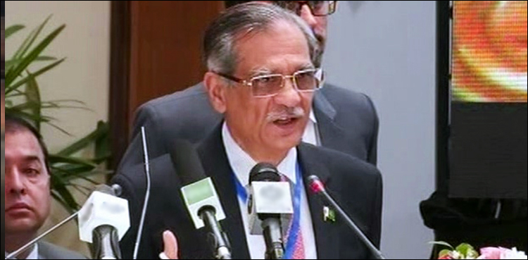 ڈیمزفنڈمیں کسی قسم کی کرپشن نہیں ہوسکتی ، سابق چیف جسٹس ثاقب نثار