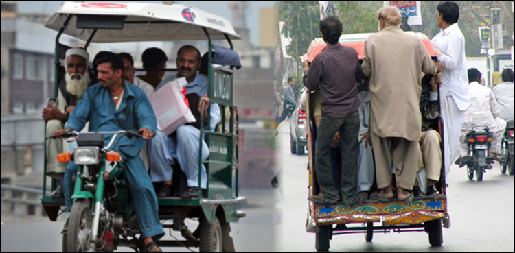 حکومت سندھ نے چنگچی رکشے کو4 سواریوں تک محدود کردیا