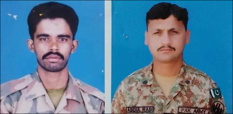 بھارتی فوج کی بلااشتعال فائرنگ، پاک فوج کے 2 جوان شہید