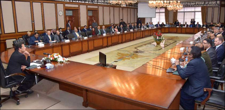 پاکستان یک سر تبدیل ہو چکا، وزیر اعظم کی 25 ممالک کے 60 سے زائد مندوبین سے گفتگو