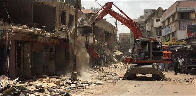 کراچی میں مزید 2 ہزار دکانیں گرائی جائیں گی ،  کے ایم سی کا اعلان