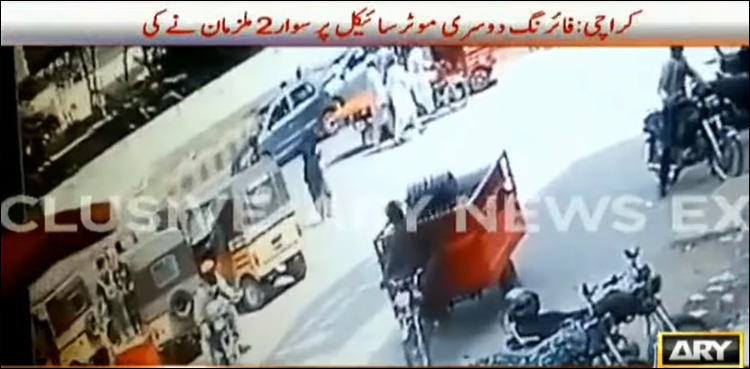 تین موٹر سائیکل سوار چھ ملزمان نے مفتی تقی عثمانی کی گاڑی پر فائرنگ کی
