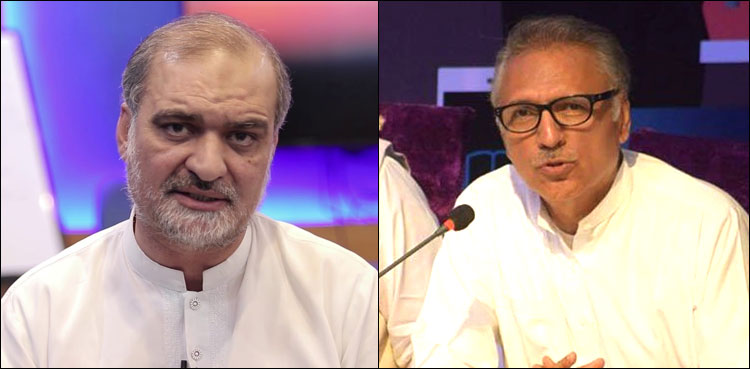 صدرعارف علوی کی حافظ نعیم الرحمان سے ملاقات، عافیہ صدیقی کی رہائی سےمتعلق بات چیت