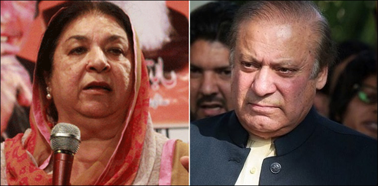 نوازشریف علاج، وزیراعظم کی پیش کش کے حوالے سے مسلم لیگ کو آگاہ کردیا، یاسمین راشد