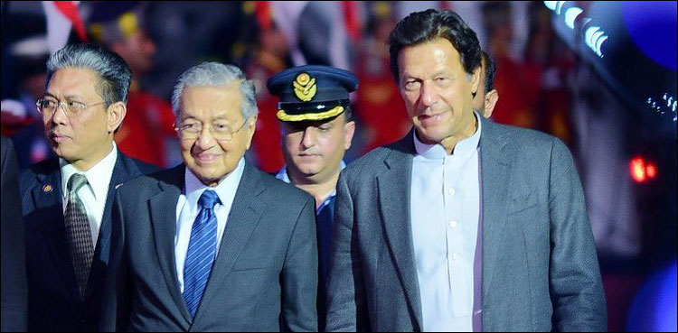 وزیراعظم عمران خان کی ملائیشیا کے ہم منصب مہاتیر محمد سے ون آن ون ملاقات
