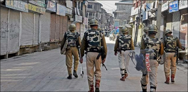 جموں کشمیرلبریشن فرنٹ پرپابندی کے خلاف مقبوضہ وادی میں ہڑتال