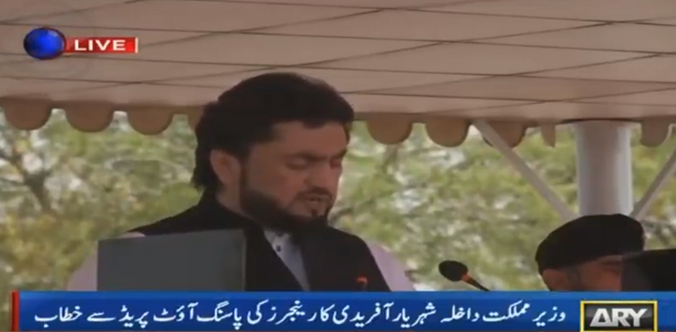 سرحد کی حفاظت ہویا کراچی میں امن، رینجرز نے ہرجگہ ذمےداری نبھائی‘ شہریارآفریدی