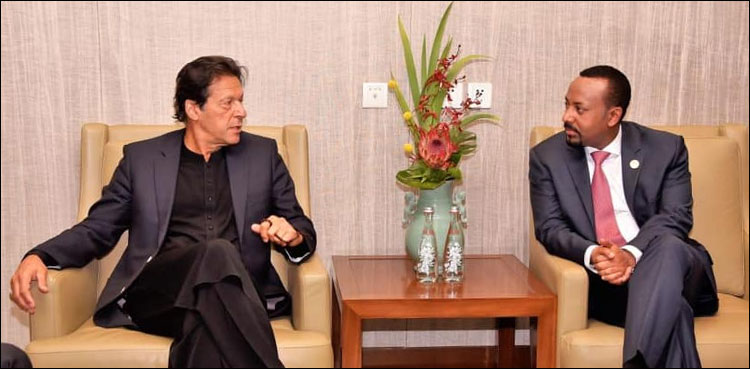وزیر اعظم عمران خان سے ایتھوپین ہم منصب کی ملاقات