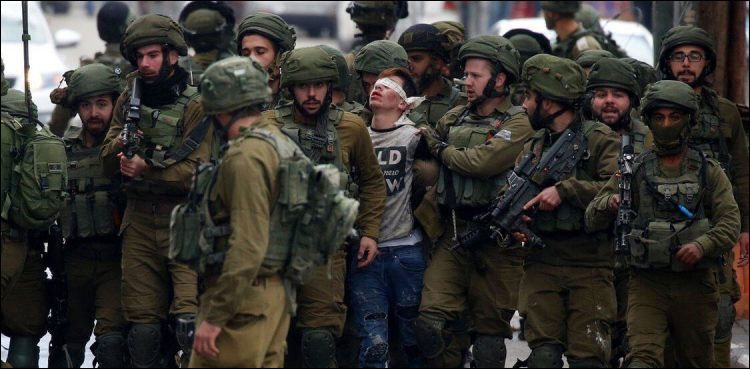 اسرائیلی فوج کا وحشیانہ کریک ڈاﺅن ،21 فلسطینیوں کو حراست میں لے لیا