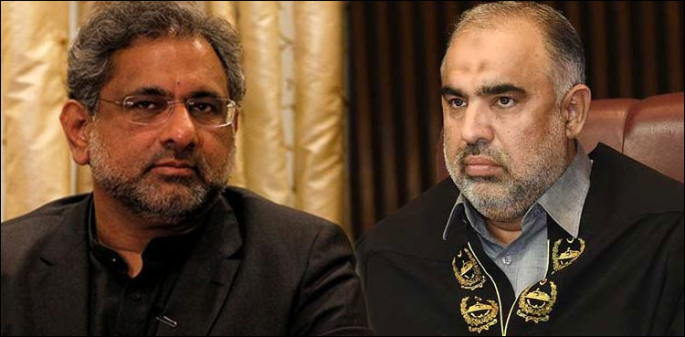 اسپیکر اسد قیصر پر شاہد خاقان عباسی کا الزام بے بنیاد ہے، ترجمان قومی اسمبلی