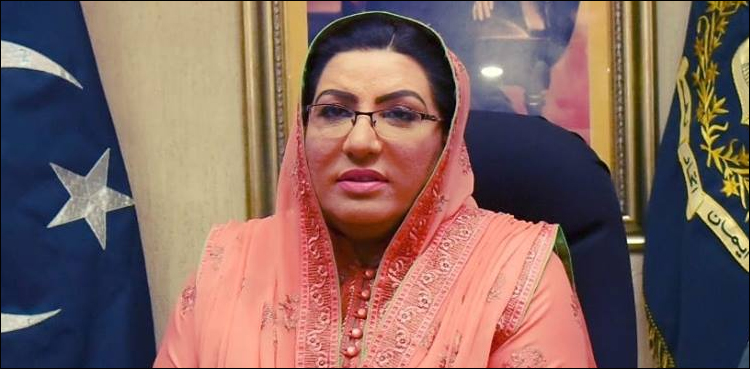 سازشی ٹولہ عوام کو سڑکوں پر لانے کی ناکام کوشش کر رہا ہے: فردوس عاشق اعوان