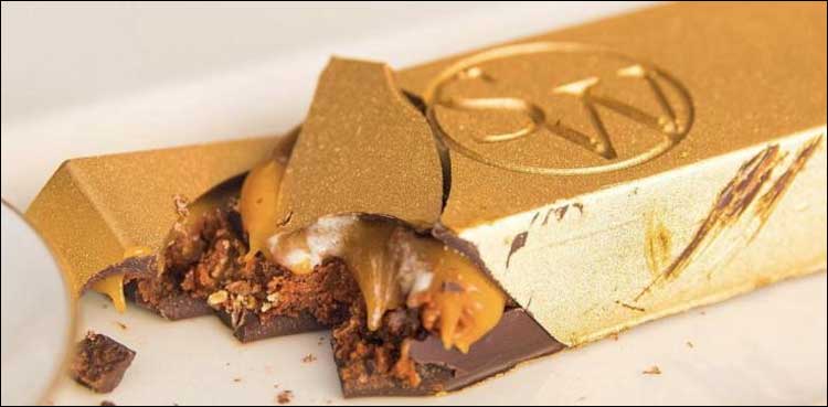 سونے سے بنی چاکلیٹ کھانا چاہیں گے؟