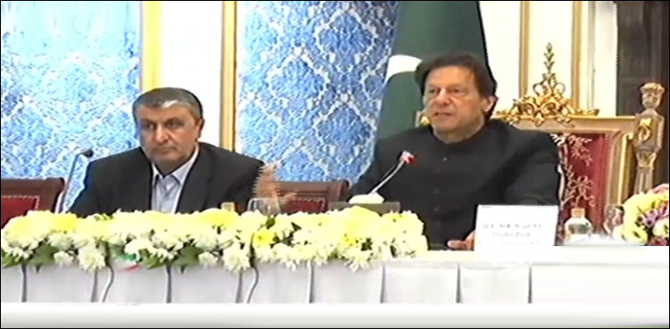 پاکستان اور ایران کے درمیان تجارت بڑھانا چاہتے ہیں: وزیر اعظم عمران خان