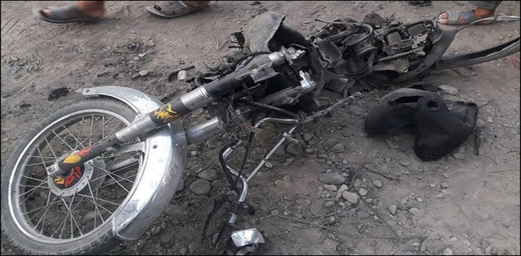 چمن : مال روڈ پر موٹر سائیکل بم دھماکہ، ایک بچہ جاں بحق، آٹھ افراد زخمی