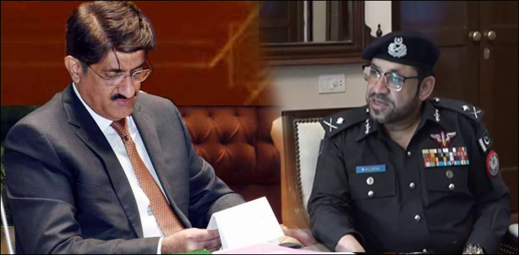 ’’ ایسے نہیں چلے گا‘‘ ، وزیر اعلیٰ سندھ آئی جی پر برہم