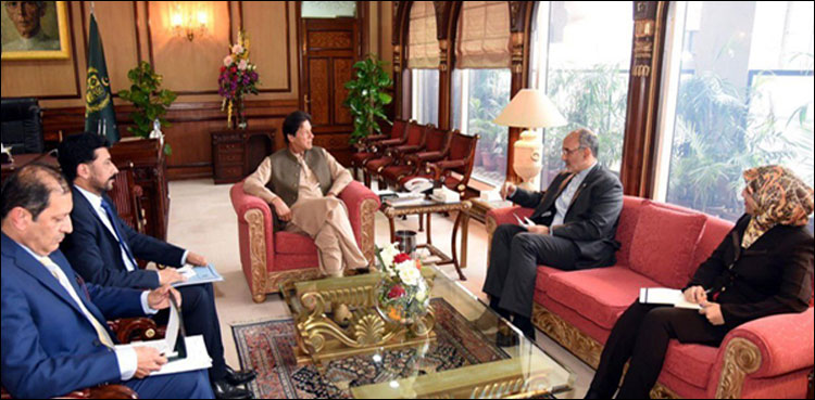 دورہ ایران :  وزیراعظم عمران‌ خان کی  ایرانی سفیر سے ملاقات