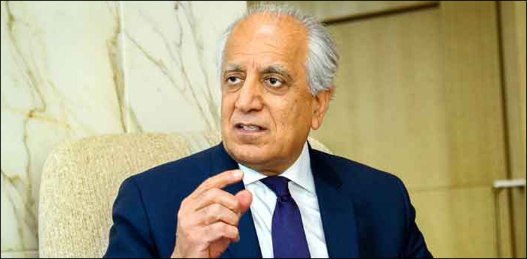 عمران خان کو غداری قانون کے تحت جیل میں رکھنا ناقابل معافی ہوگا: زلمے خلیل زاد