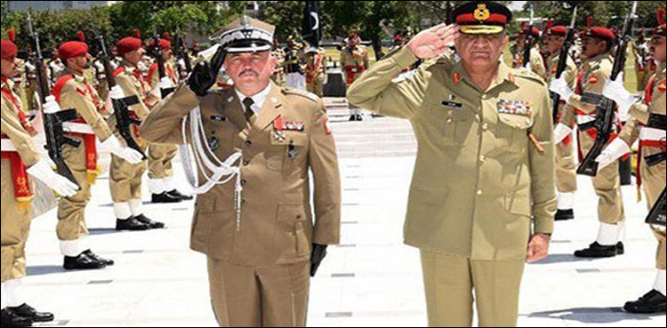 آرمی چیف جنرل قمر جاوید باجوہ سے پولینڈ افواج کے سربراہ کی ملاقات