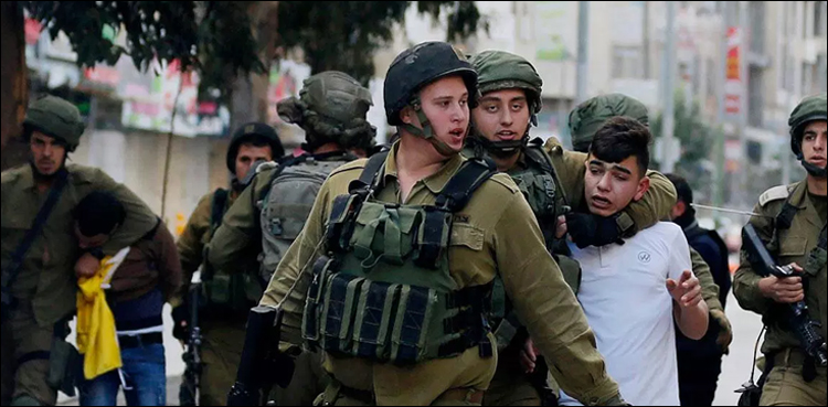 اسرائیلی فوج نے 20 فلسطینی نوجوانوں کو گرفتار کرلیا