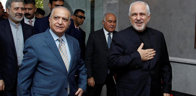 امریکا سے شدید تنازعہ، ایرانی وزیرخارجہ عراق پہنچ گئے