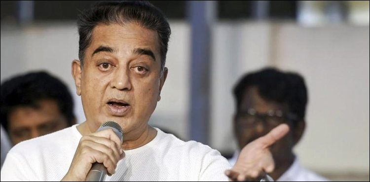 ہندو انتہا پسندوں کا اداکار کمل ہاسن پر چپل سے حملہ
