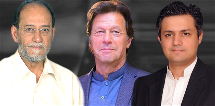 حماد اظہر کی روحیل اصغر پر کڑی تنقید، وزیر مملکت کی تقریر کے دوران وزیر اعظم ڈیسک بجاتے رہے