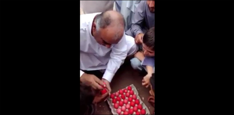 گورنر خیبر پختونخوا بھی روایتی کھیل انڈے لڑانے کے شوقین نکلے