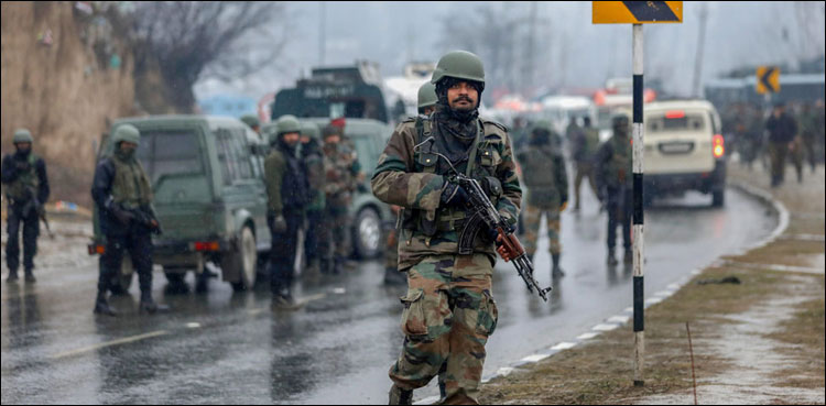 مقبوضہ کشمیر‘ بھارتی فوجیوں کے ہاتھوں پلوامہ میں چارکشمیری نوجوان شہید