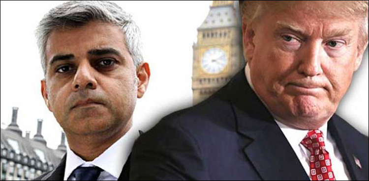 صادق خان پر تنقید کے نشتر چلانے والے ٹرمپ خود تنقید کی زد میں